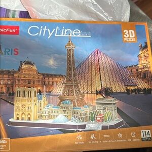 Cubic Fun 3-D puzzle city line Paris sealed